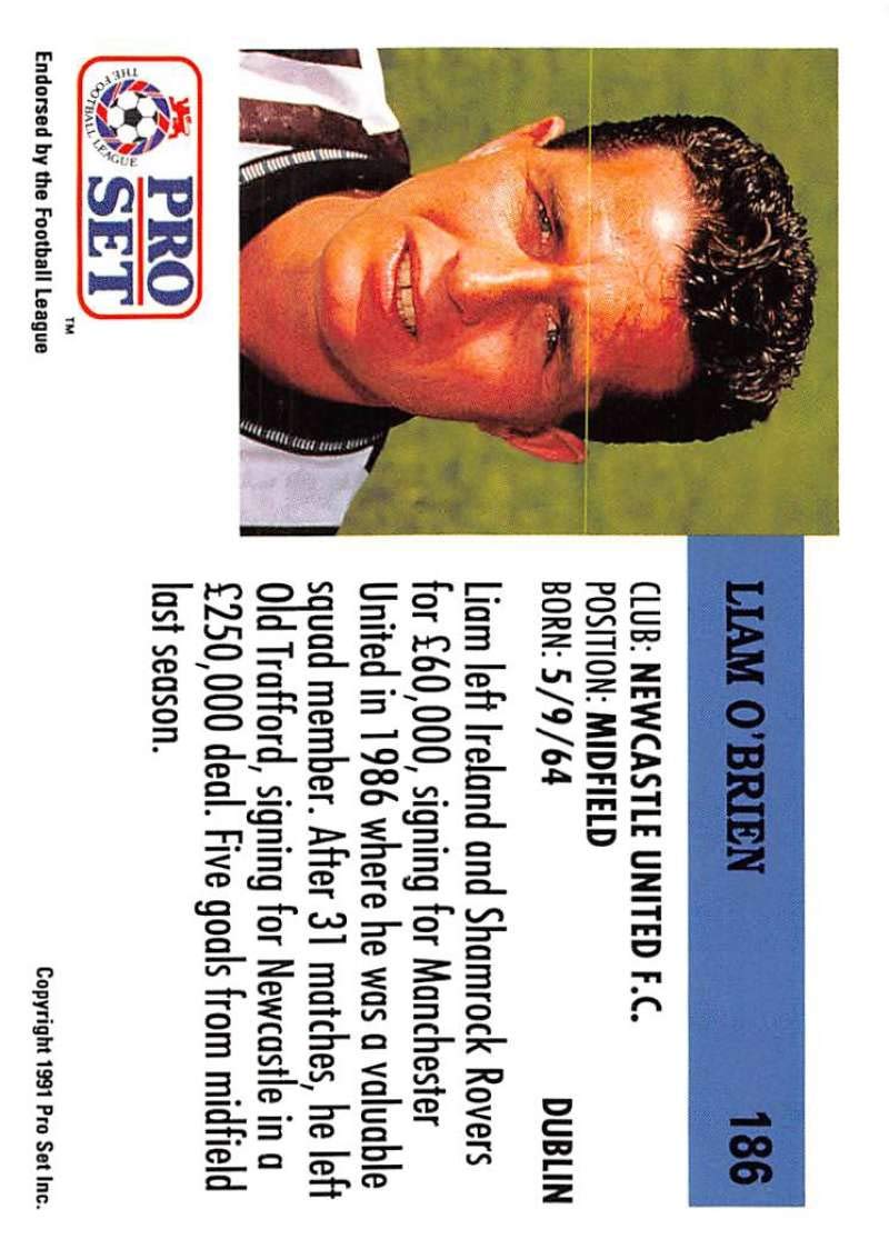Amazon.com: 1991-92 Pro Set English League Soccer #186 Liam O
